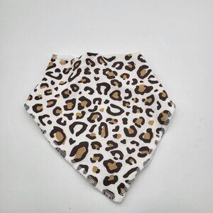 Angel Dear Animal Print Bib Brown Black White One size Baby